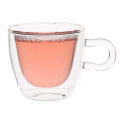 Hot Sale Clear Heat Resist double layer cups